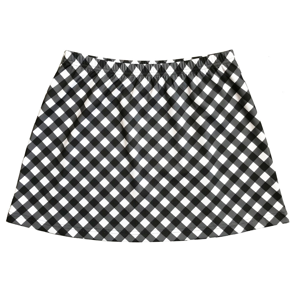B&W Gingham Skirt (no shorts)